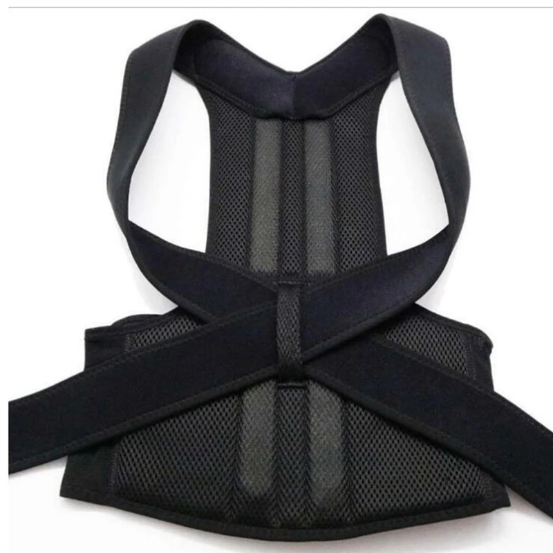 Adjustable Posture Corrector Low Back Support Shoulder Brace Belt For