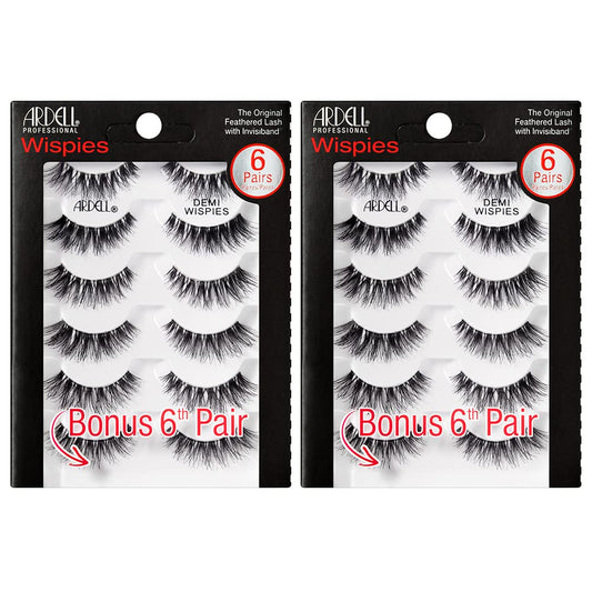 Ardell Multipack Demi Wispies False Lashes 6 Pairs x 2 pack